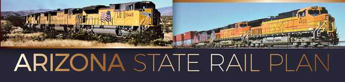 Arizona State Rail Plan Banner