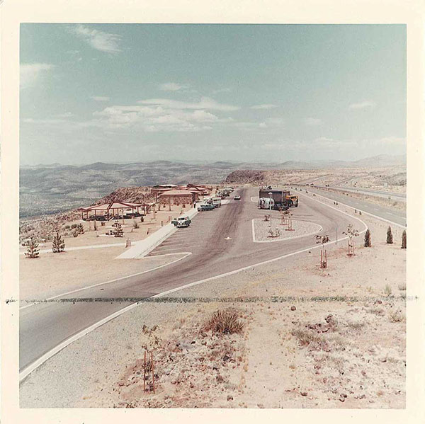 Sunset Point rest area from 1971