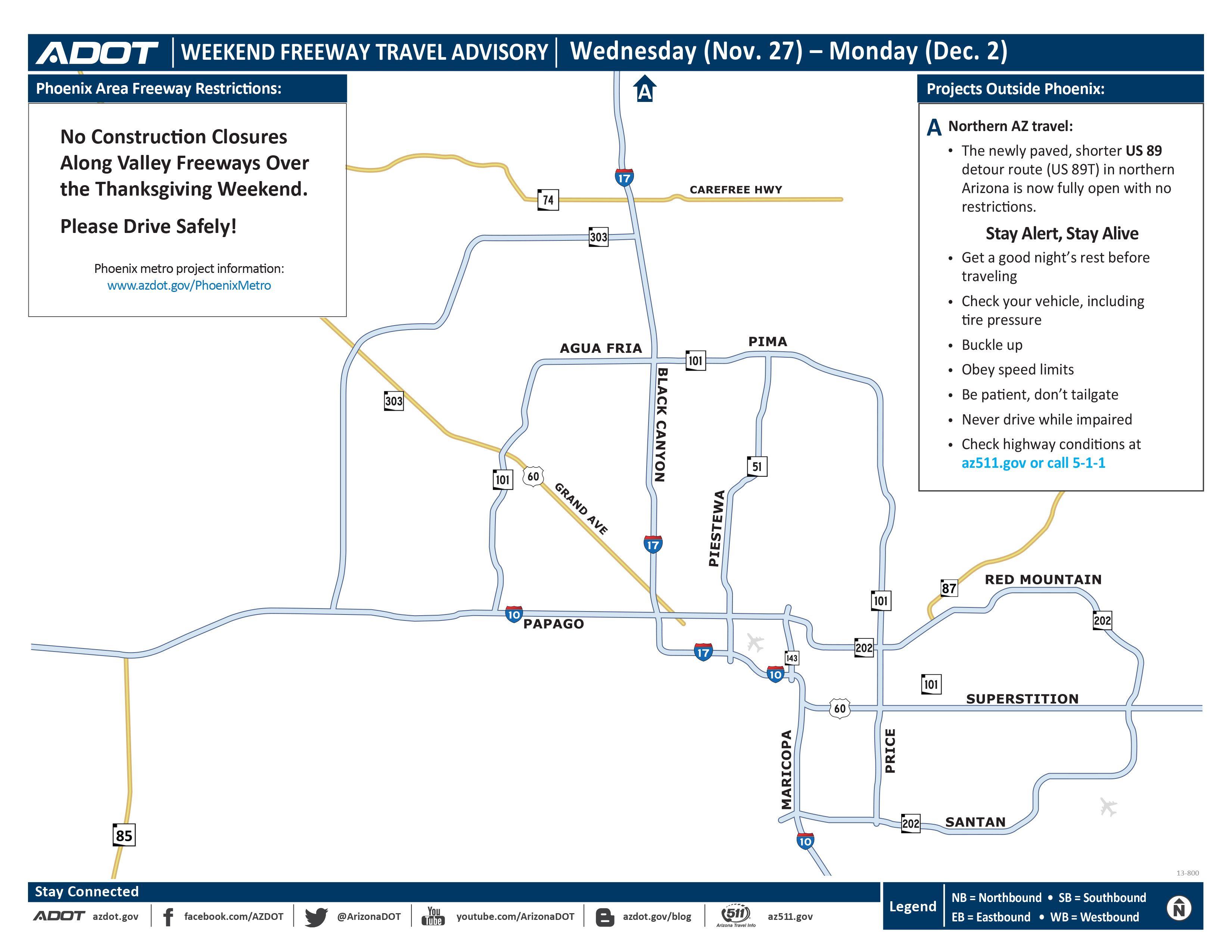 Holiday road closure map Holiday road closure map