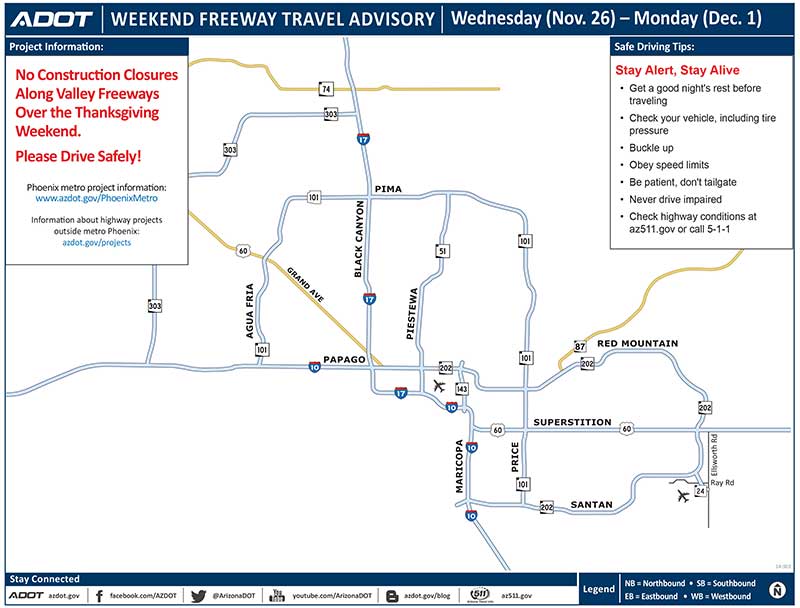 Holiday road closure map Holiday road closure map