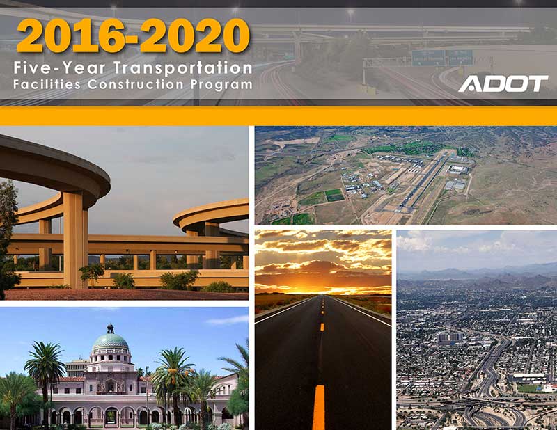 2016-2020 Five Year Transportation plan cover