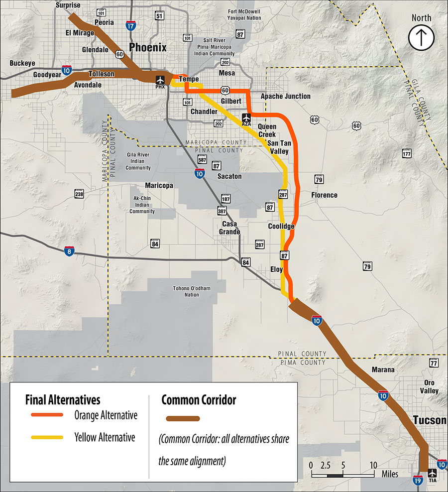 Give Us Your Feedback On The Passenger Rail Corridor Study Adot