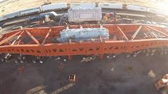 A 1.8 million-pound transformer being transported through Arizona