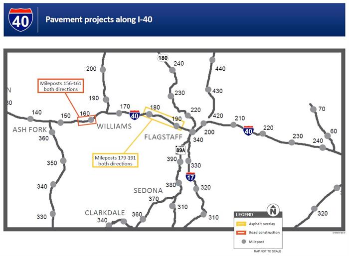 I-40 Project Map