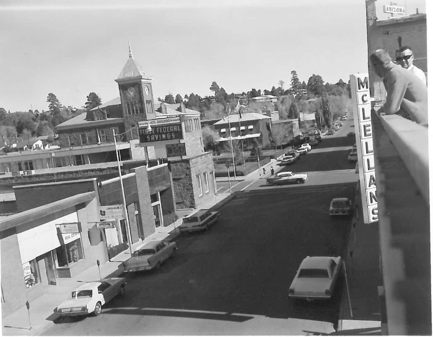 Downtown Flagstaff in the 1960's