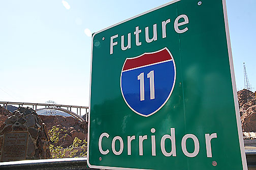Future I-11 Corridor sign