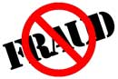 Fraudulent Documents as symbolized by the word Fraud with a Not symbol over it.