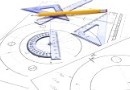 PreDesign Group Protractors and pencil on set of plans