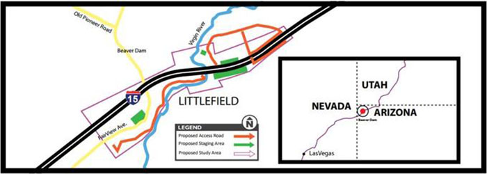 Interstate 15 Virgin River Bridge No. 1 Study Area