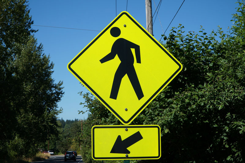 Pedestrian Crossing Sign