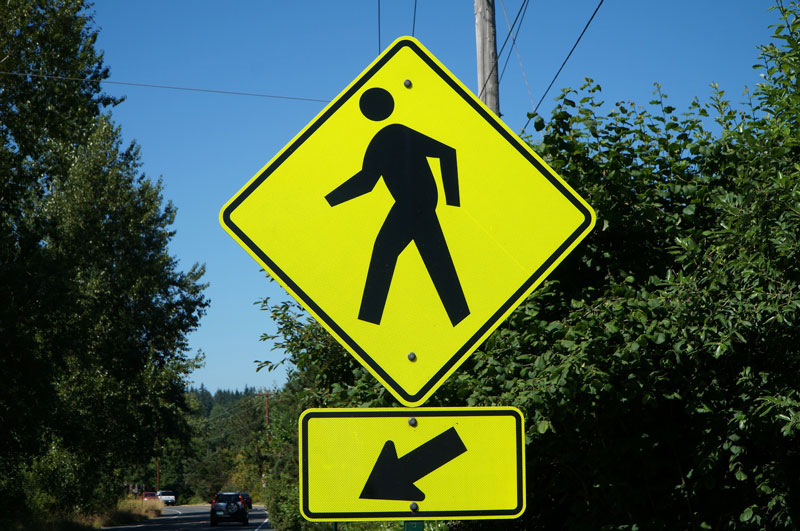 pedestrian crossing symbol