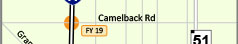 Interstate 17 map Camelback Rd