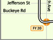 Interstate 17 map 19th Avenue and Central Ave Bridge