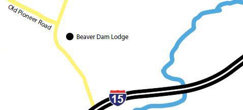I-15 Beaver Dam Lodge Map I-15 Beaver Dam Lodge Map