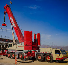 A crane at a construction site A crane at a construction site