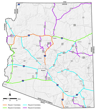 Strategic Corridor Program Map