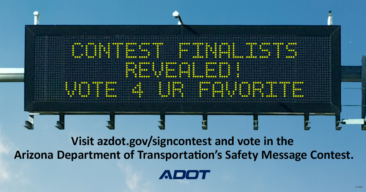 2020 ADOT Message Contest Voting Graphic