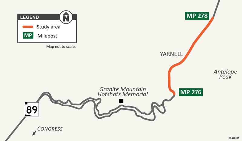 SR 89 - Yarnell RSA Map