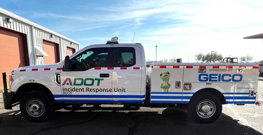 Incident Response Unit Truck with Geico Logo