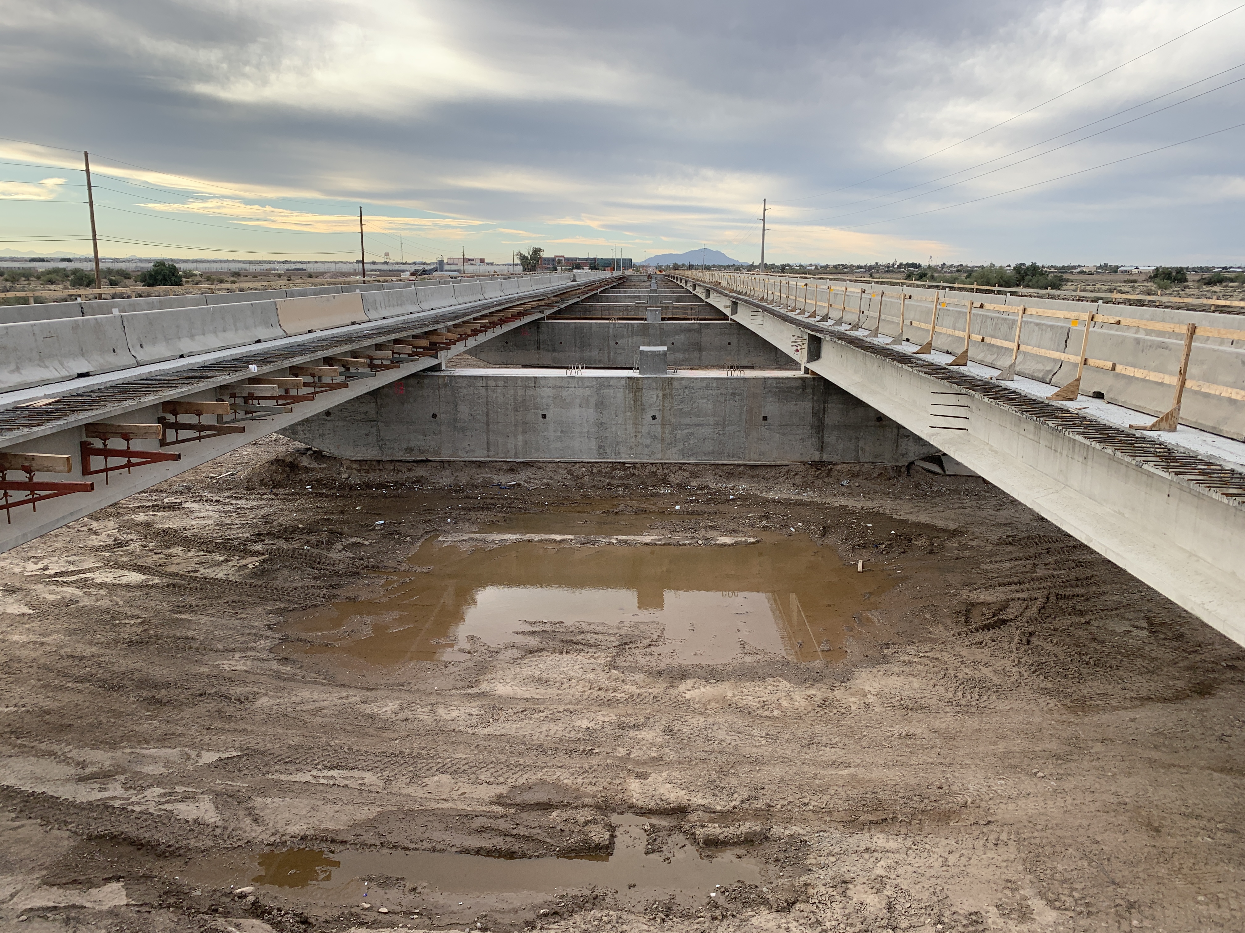 SR 79 bridge slide construction