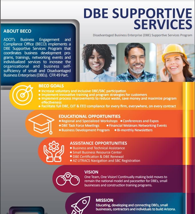 DBE Supportive Services Brochure Thumbnail
