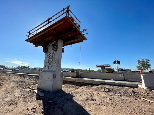 Alameda Bridge under construction