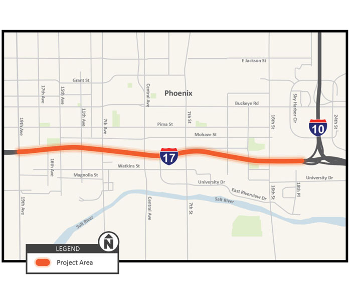 Interstate 17 (Black Canyon Freeway) Auxiliary Lane Improvements