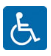 License Plate Disability Symbol
