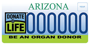 Organ Donor Plate