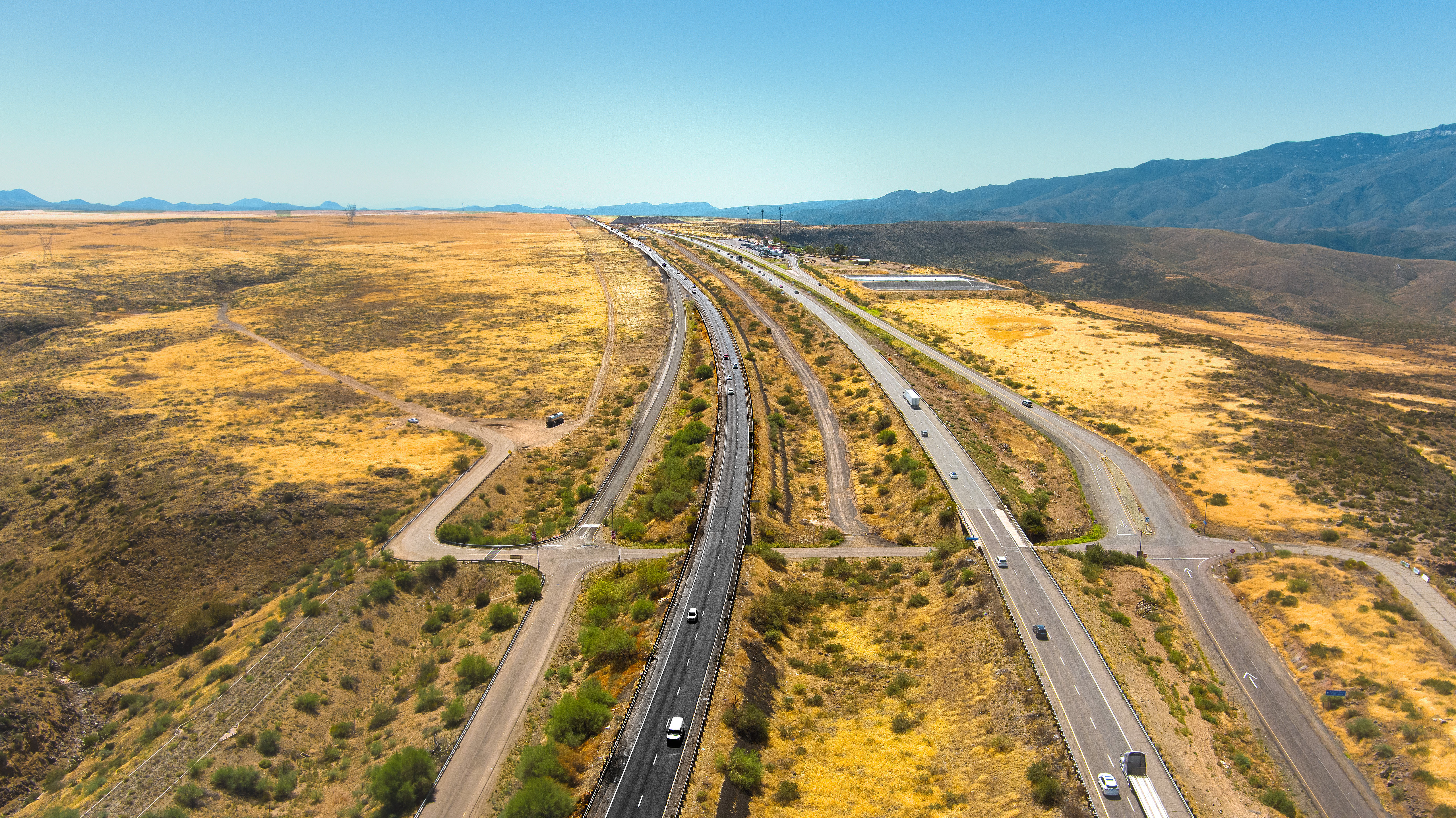 Interstate 17 after critical pavement repairs were made.