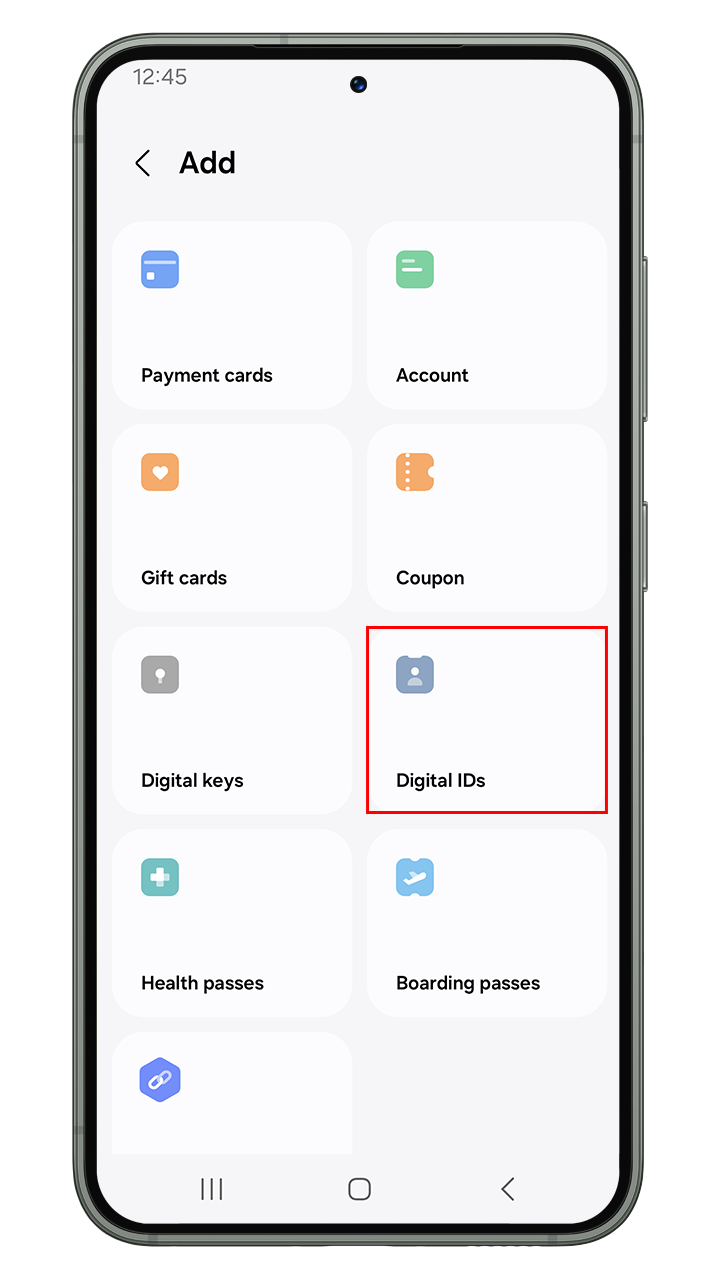 Add Driver’s License/State ID to Samsung Wallet