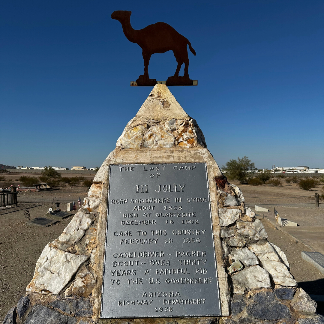 Hi Jolly Monument Quartzsite AZ