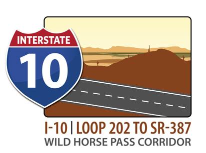 I-10 Wild Horse Pass Logo