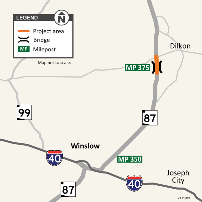 map - SR 87 Coyote Wash Bridge Replacement