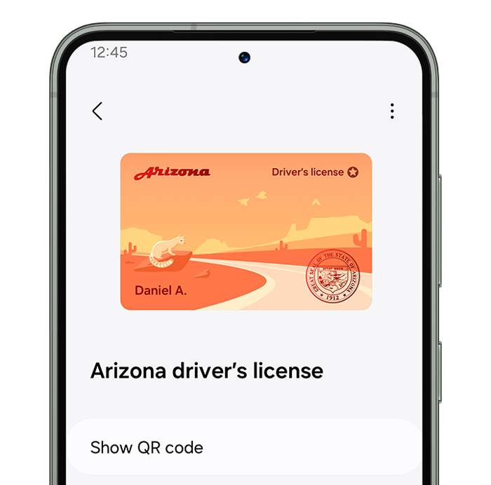 Samsung Wallet Mobile Driver's License Graphic