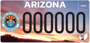 Hualapai Tribe License Plate