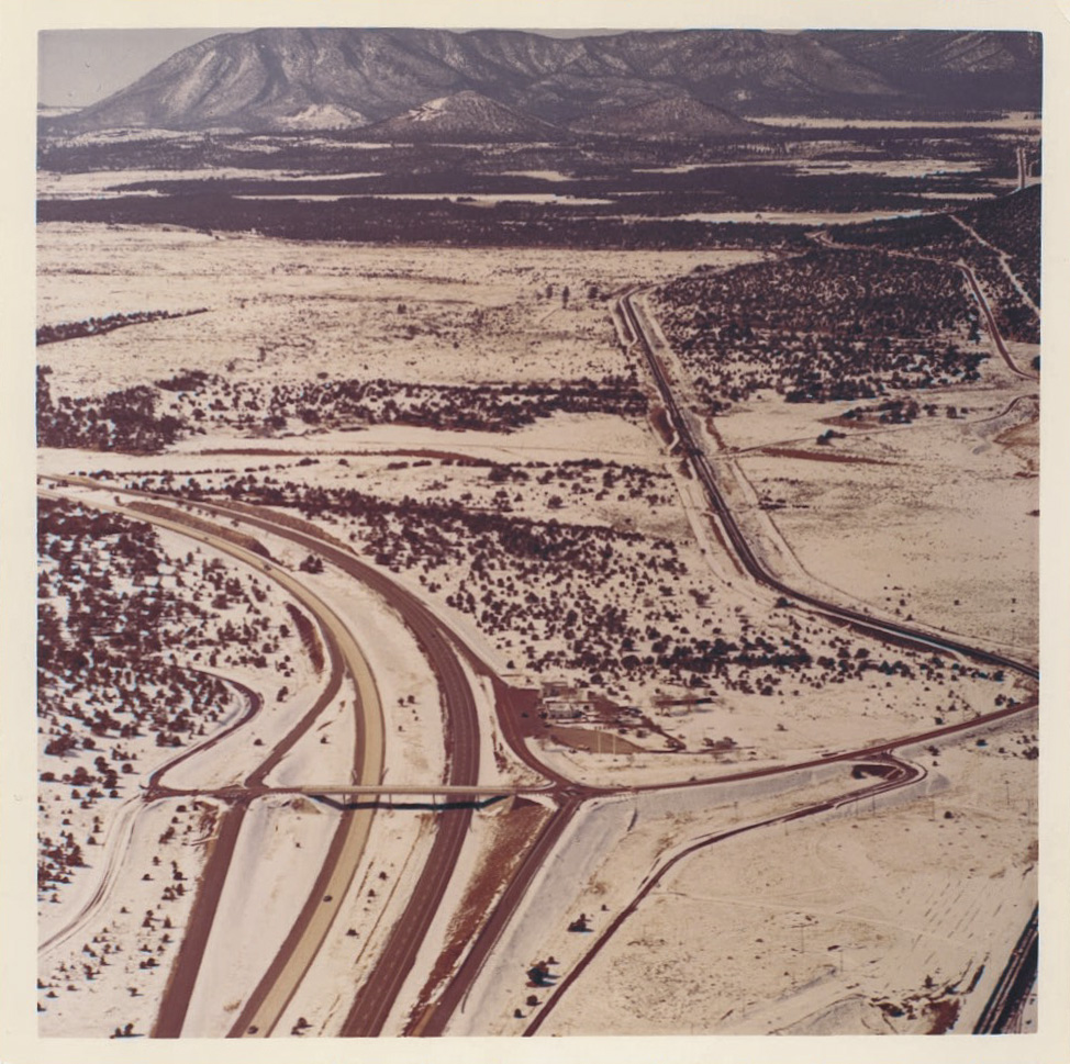 I-40 aerials west of Flagstaff