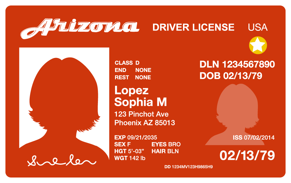 A graphic of the new Arizona Travel ID