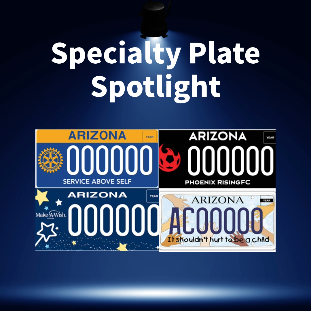 Specialty plates featured in September