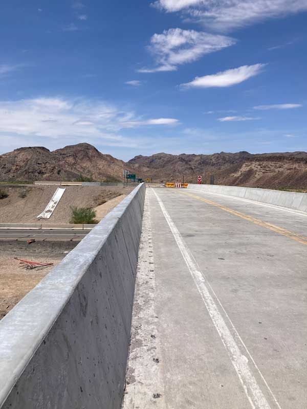 highway at scaddan wash