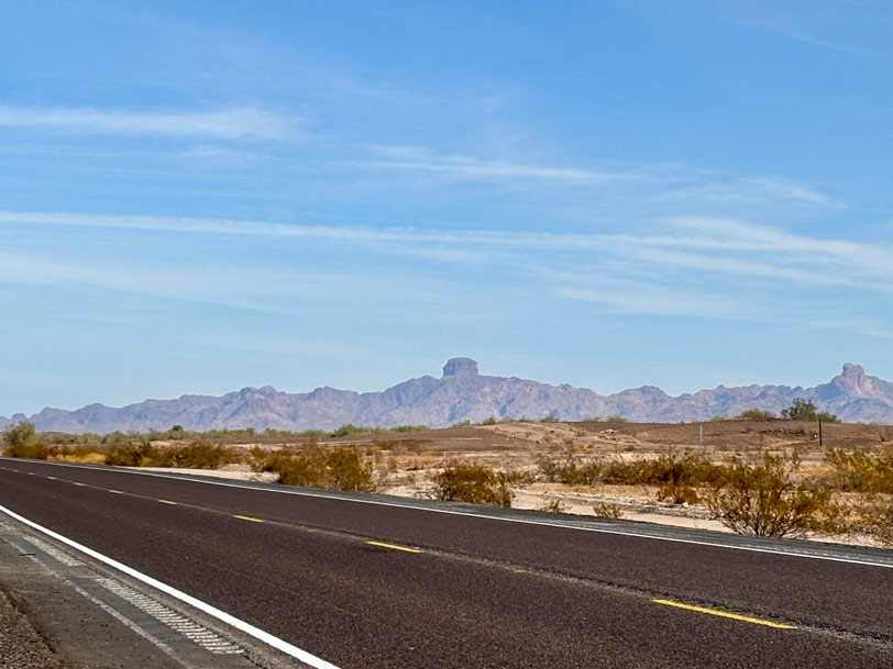 Pavement preservation on US-95 from Castle Dome Mine Road to the La Paz County line after project completion.
