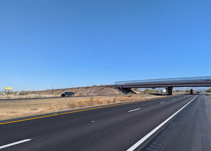I-10 Dome Rock Pavement Rehabilitation Project photo - After