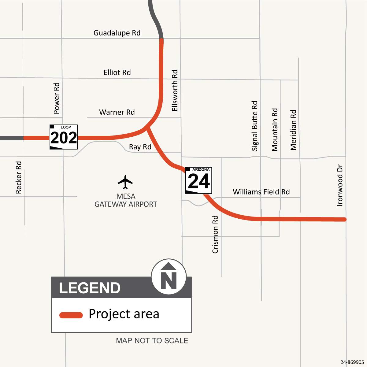 SR 24, Loop 2002 to Ironwood Drive