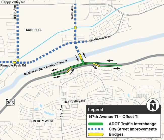 Loop 303, US 60 to El Mirage Road, Traffic Interchange Loop 303, US 60 to El Mirage Road, Traffic Interchange