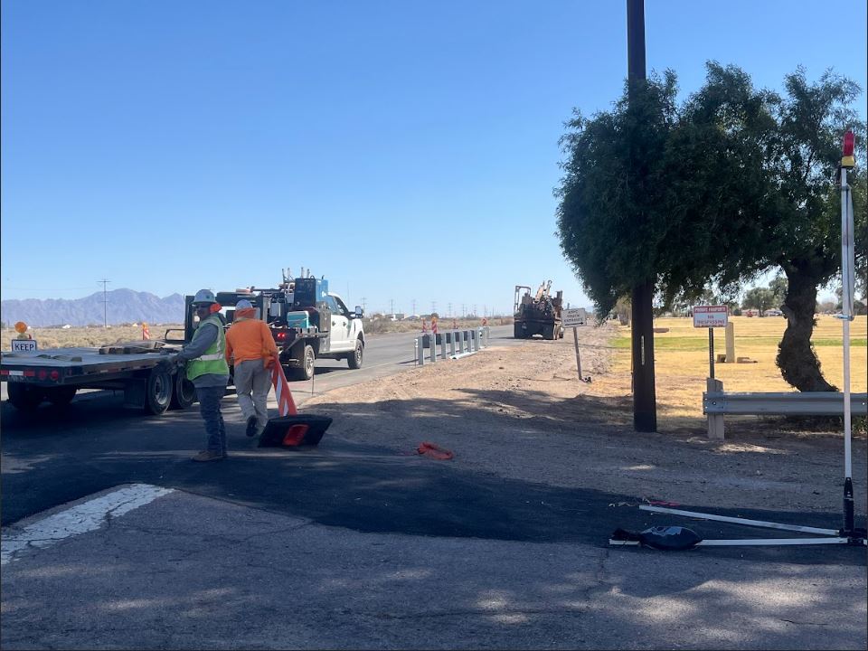 SR 87 and Kleck Road Project Before 1