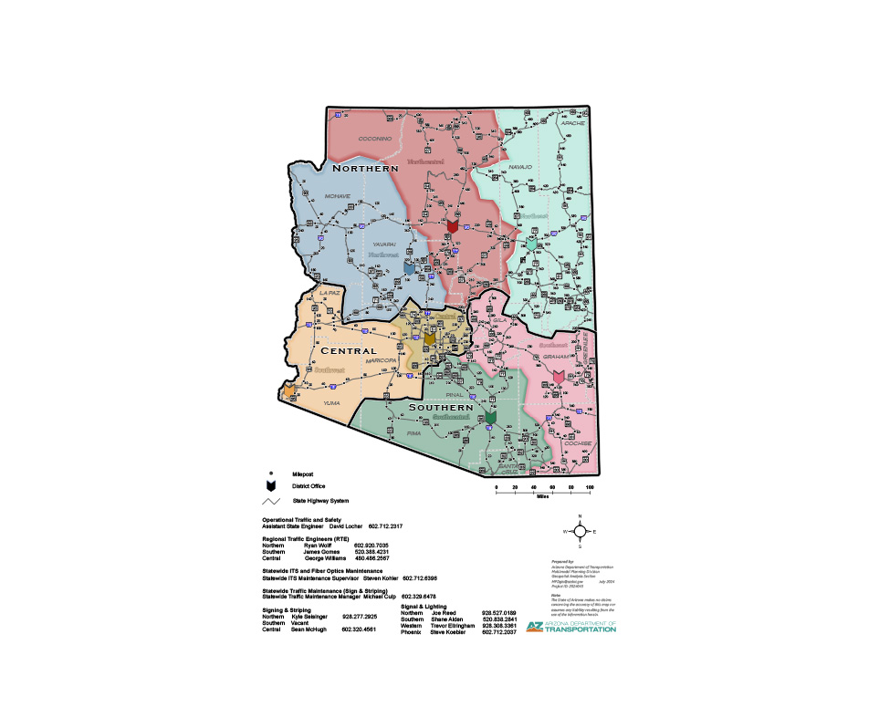 Traffic Engineering Region Contacts