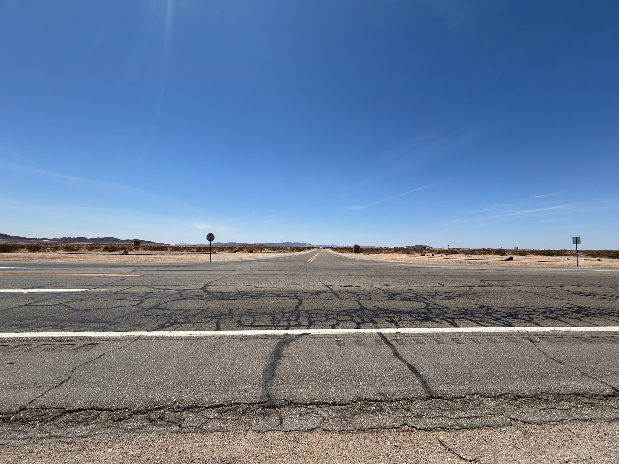 US 95, Imperial Dam Road Before