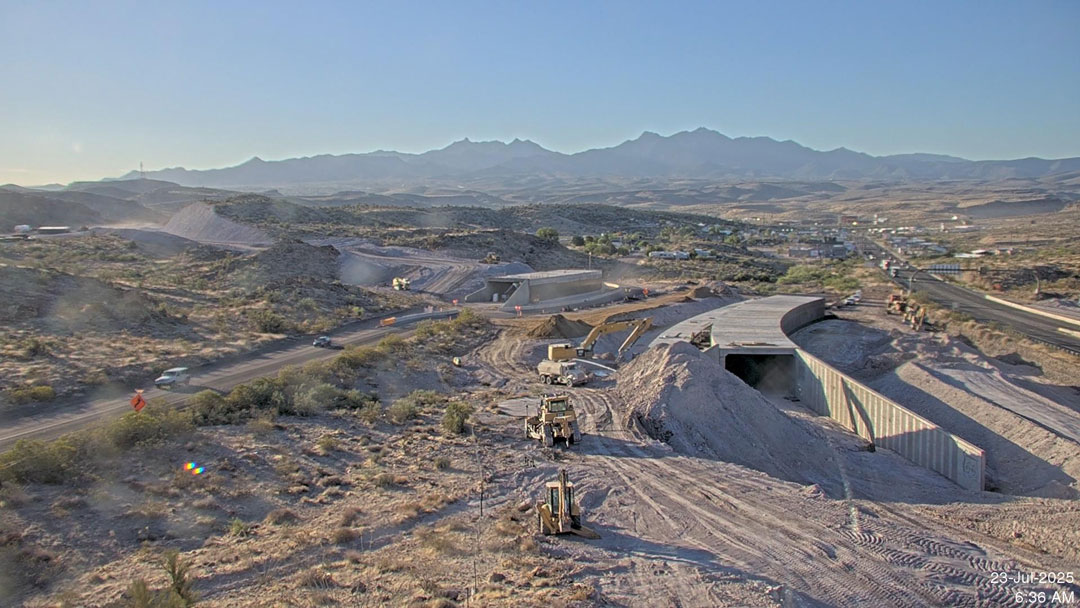 i-40 us-93 kingman TI project construction of underpass photo