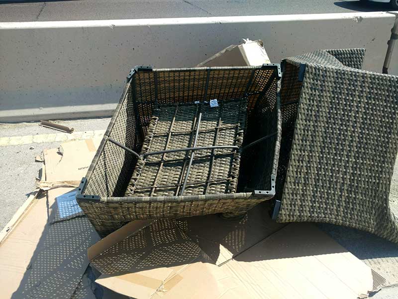 Chair found on the highway
