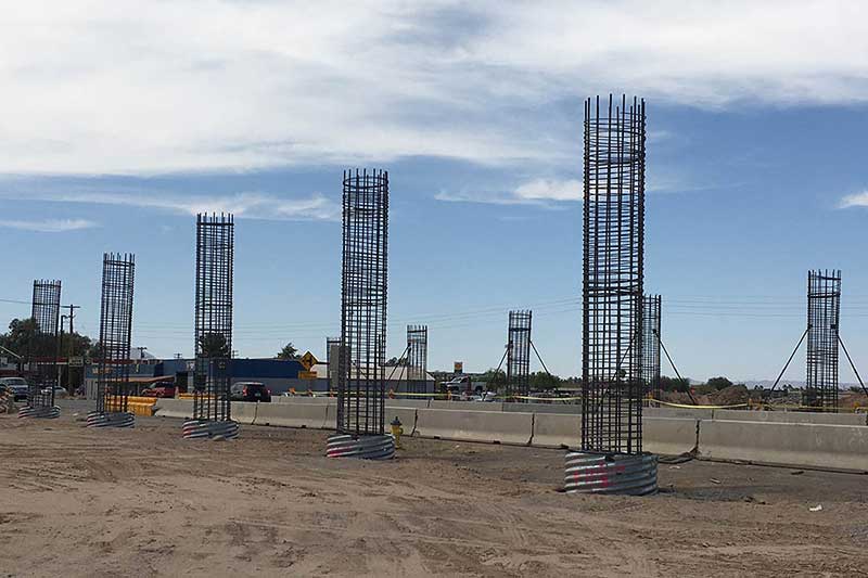 scaffolding for cement piers